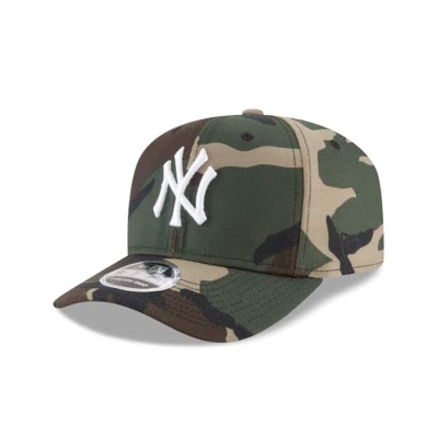 Sapca New Era New York Yankees MLB Woodland Camo Stretch Snap 9FIFTY Snapback - Verzi